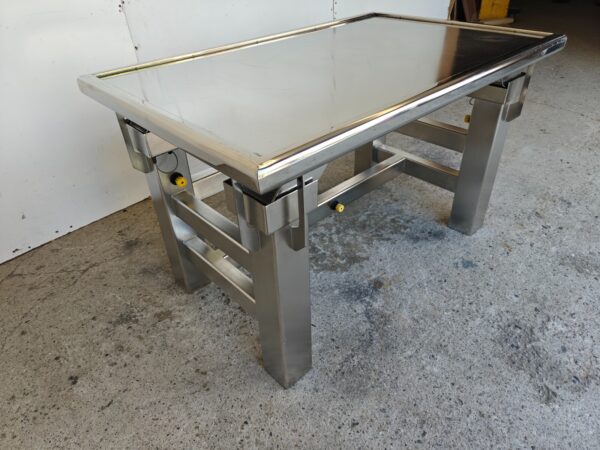 tested STAINLESS MICROSCOPE TABLE, PNEUMATIC ISOLATION BENCH, optical - Image 8