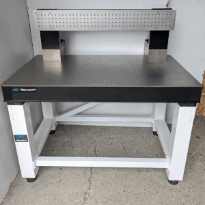 crated 30" x 48" NEWPORT OPTICAL TABLE, UPPER MOUNT & RIGID BENCH, gantry