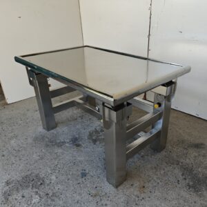 tested STAINLESS MICROSCOPE TABLE, PNEUMATIC ISOLATION BENCH, optical