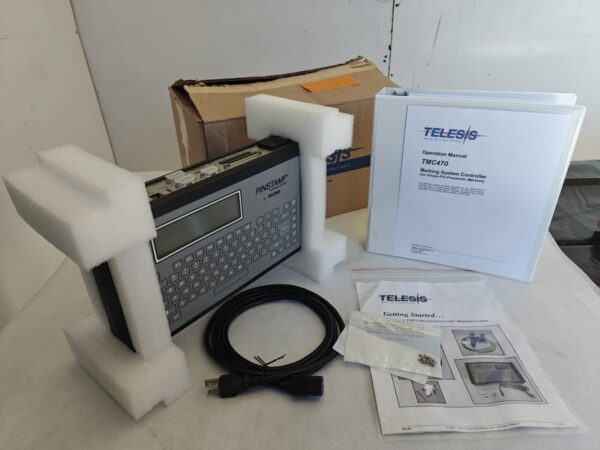 UNUSED TELESIS PINSTAMP CONTROLLER TMC470 .. OPERATION MANUAL .. TMC 470 TMP1700 - Image 4